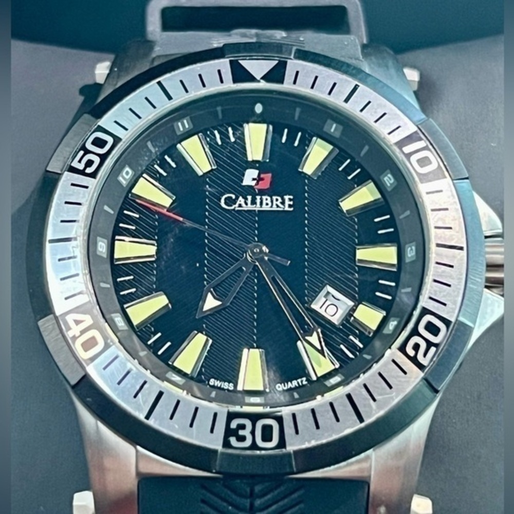 Calibre Hawk OPS Date Luminous Designer Sport Men’s Watch